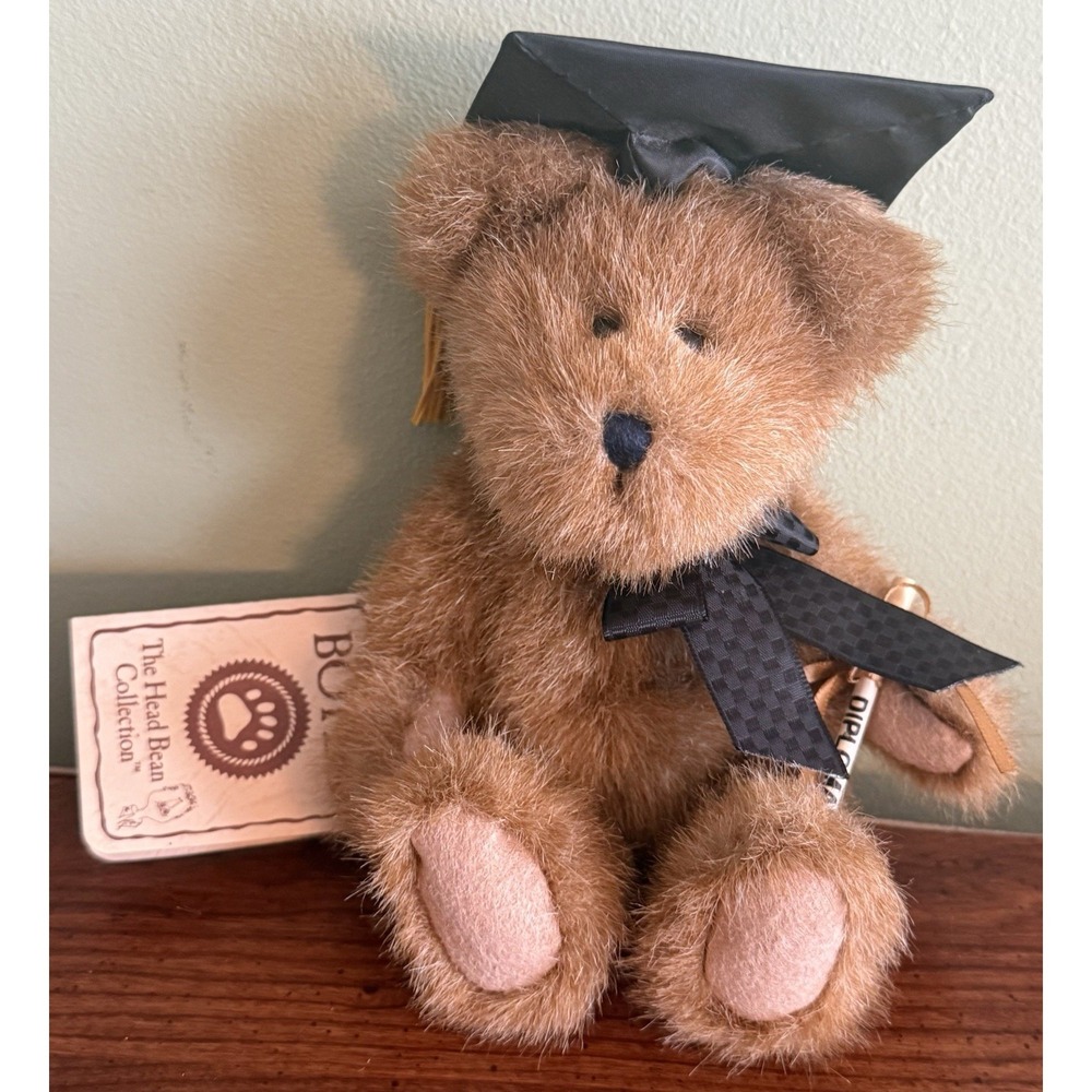Boyds Thinkin' of Ya Series MR. GRADUATE Bear 9" Plush Stuffed Bear‎ 2002